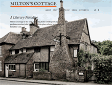 Tablet Screenshot of miltonscottage.org
